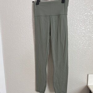 Vuori all the feels leggings. Olive Green Women's High-Waisted Leggings